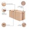 Modern Leisure Monterey Oversized Patio Cushion & Cover Storage Bag, 6 in. L x 24 in. W x 28 in. H, Beige 3032 - alternate 3